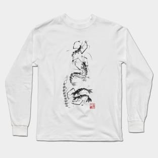 Shrimp Gathering Long Sleeve T-Shirt